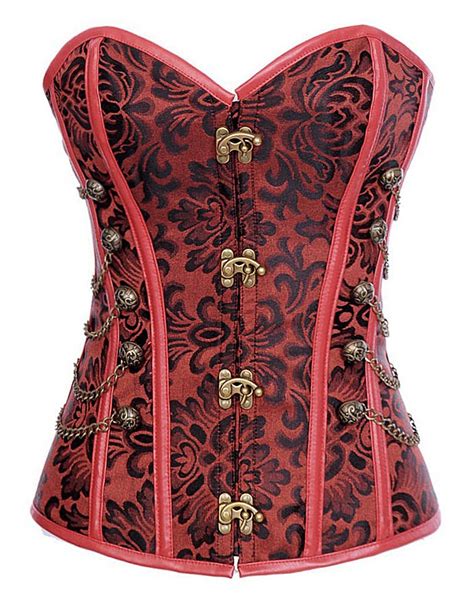 spiral steel boned corset